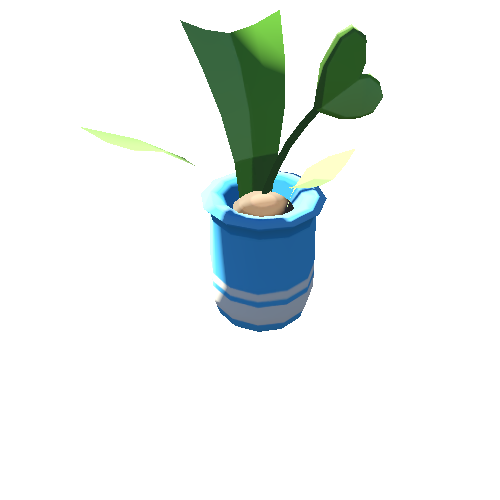 housepack_flowerVase_3 Blue